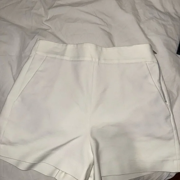 Zara High Waist White Shorts - Picture 5 of 6
